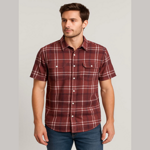 American Rag Red Plaid Short Sleeve Shirt XXL